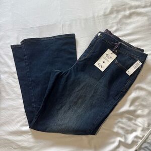 Gloria Vanderbilt - Dark Blue Relaxed Jeans - Amanda Bootcut - 18W